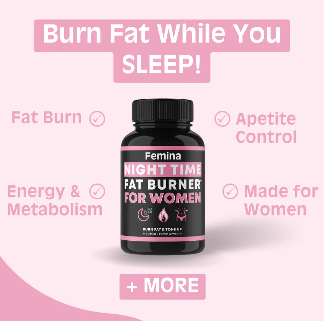 TRYFEMINA Fat Burner for Women